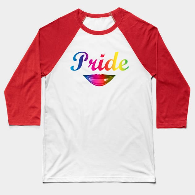 LGBT Pride rainbow color Baseball T-Shirt by aleo